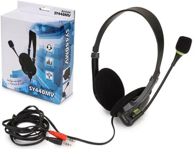 Alt view image 2 of 5 - Headphones USB & 3.5mm PC Headset With Noise Reduction Microphone Earphone For PC Phone Office Driver
