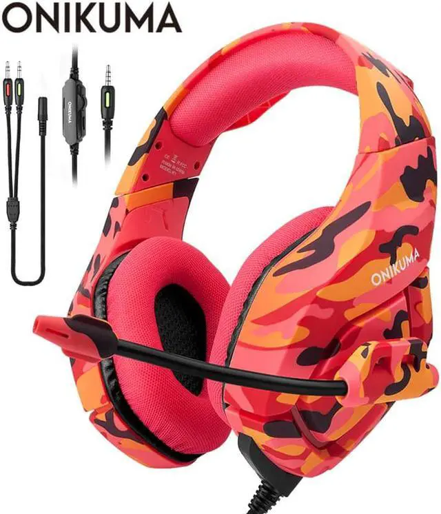 Alt view image 3 of 5 - K1 Gaming Headset PS4 casque Over Ear Stereo Earphones Headphones with Mic for Xbox One PC Laptop Tablet Smart Phone