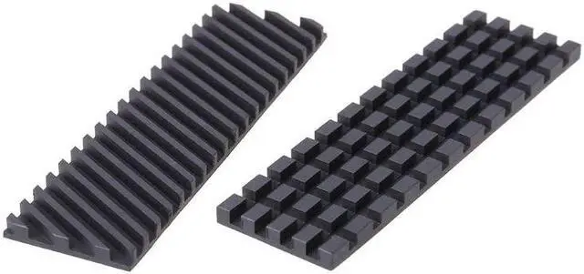 Alt view image 5 of 5 - Copper Graphene Heatsink M.2 NGFF 2280 PCI-E NVME SSD Thermal Pad Cooler