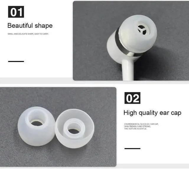 Alt view image 3 of 5 - Headse Music Earbuds Stereo Gaming Earphone for Mobile Phone Universal Earphones Subwoofer with Wheat Headset Accessory