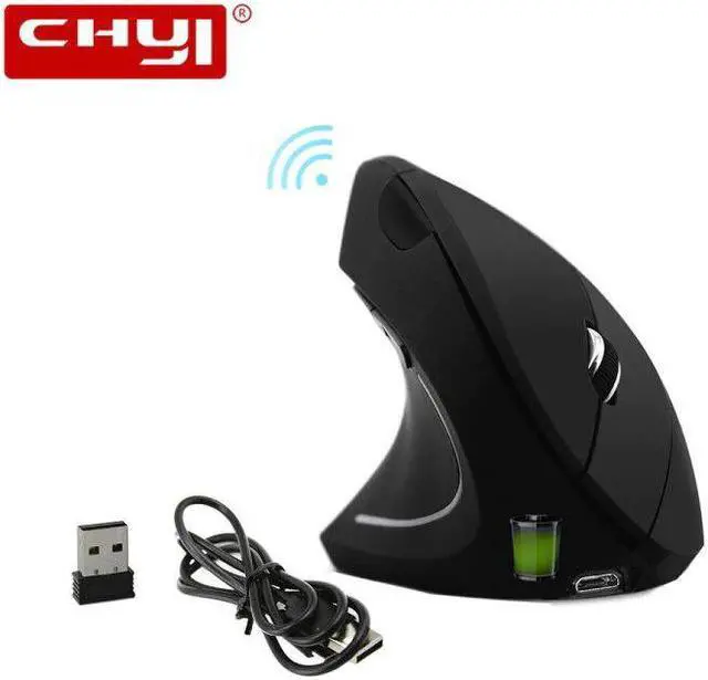 Main image of Left Handed Wireless Vertical Mouse Left Hand Ergonomic Rechargeable Optical Usb Mause 6 Button PC Gaming Mice For Laptop