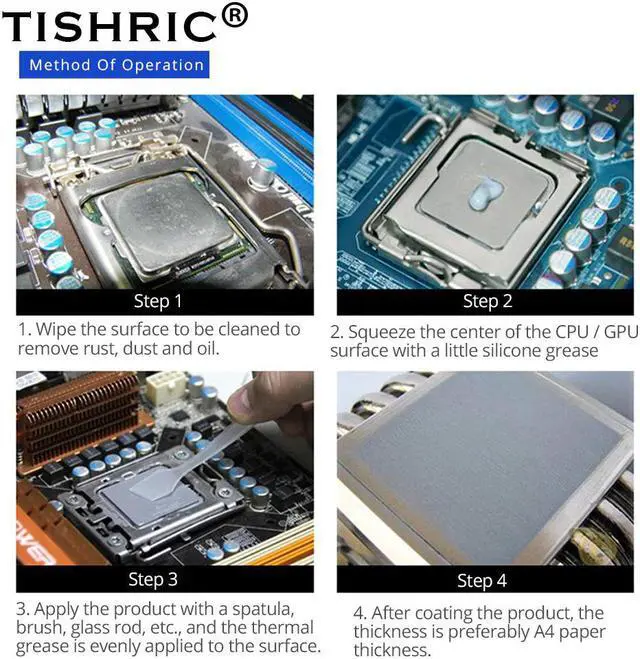Alt view image 5 of 5 - Thermal Paste CPU Cooler Hot Melt Adhesive for Radiators Heatsink PC Fan Processors Liquid Cooler Master Water Cooling