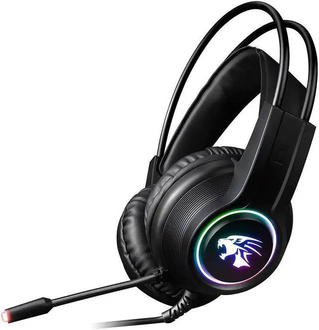 Alt view image 3 of 5 - Gaming Headset Deep Bass Game Headphones with Microphone for Computer Gamer 7.1 USB Channel Surround Sound