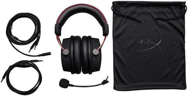 Alt view image 4 of 5 - E-sports Headphones With a microphone Black Gold Limited Edition HyperX Cloud Alpha Gaming Headset For PC PS4 Xbox