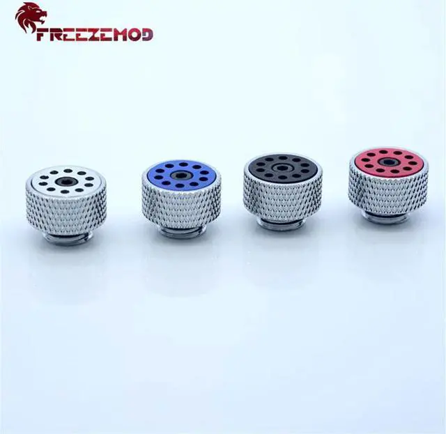 Main image of HPQF-S1B Adjustable Automatic Exhaust Valve Computer Pc Water Cooler Fitting Water Tank Silver Body. HPQF-S1B