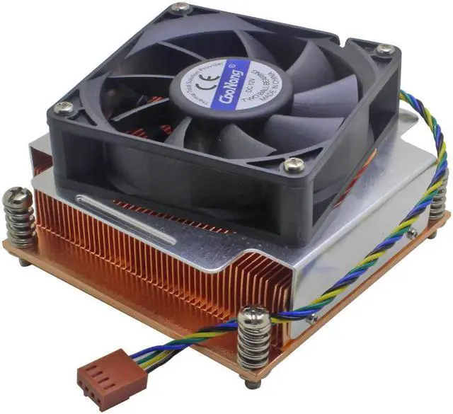 Alt view image 3 of 5 - 2U server CPU COOLER copper heatsink cooling fan for intel Xeon LGA 2011 2066 Industrial Personal Computer Active cooling