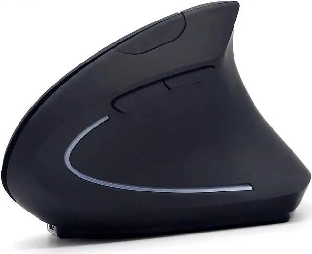 Alt view image 4 of 5 - Wireless Mouse Ergonomic Optical 2.4G 800/1200/1600DPI  Light Wrist Healing Vertical Mice Gaming Mouse Gamer