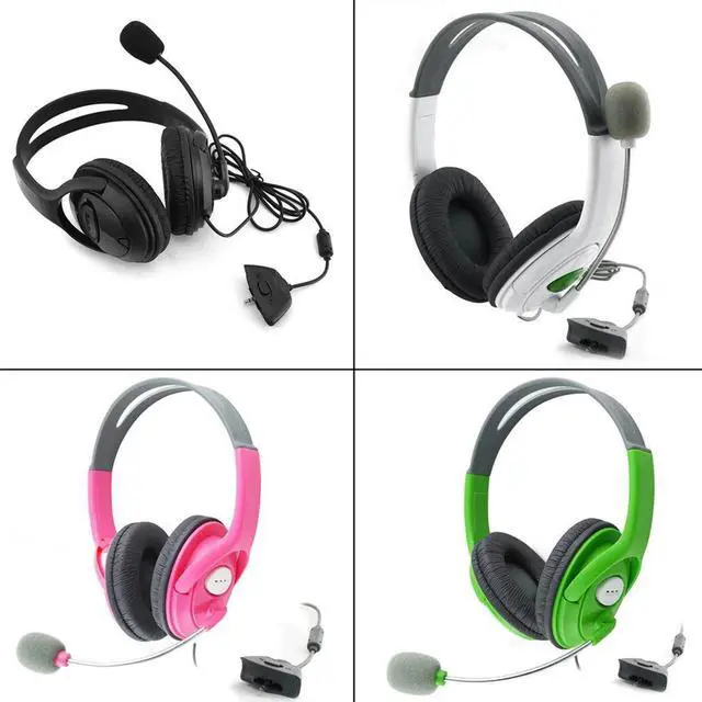 Alt view image 3 of 5 - Headset With Adjustable Microphone For Xbox 360 Noise Cancelling Game Headphone Durable Stereo Earphones