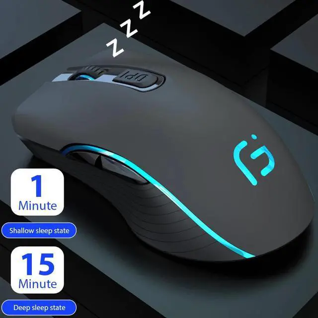 Alt view image 5 of 5 - 2.4G Wireless Gaming Mouse Ergonomic Durable Charging Cursor Mause Gamer for Laptop Desktop PC Computer Accessories