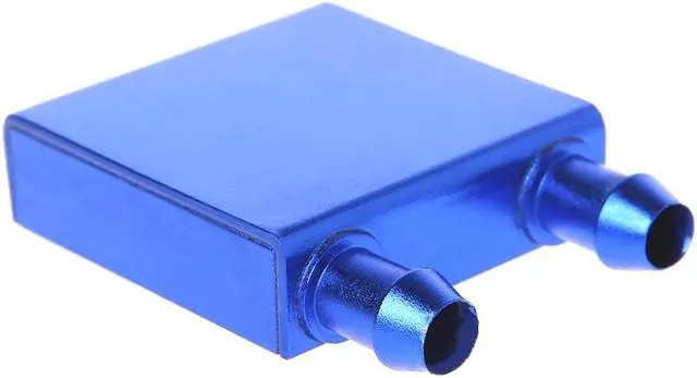 Alt view image 4 of 5 - Aluminum Alloy Water Cooling Block 40 80 120 160mm For PC Lap CPU Liquid Cooler Silver System Heat Sink