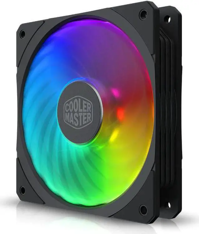Alt view image 3 of 5 - SF120R ARGB 120mm Square Framed Addressable RGB LED Fan Computer Case Cooling fan For CPU Liquid and Air Cooler