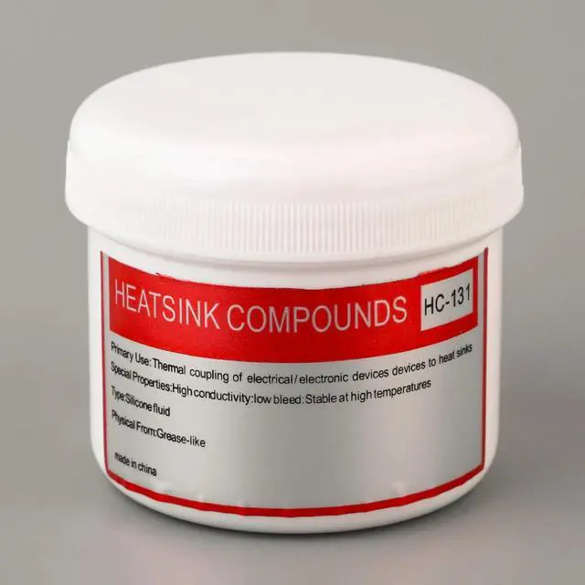 Main image of Performance 100g White Heat Sink Compound Graphic Card Cooling Grease Silicone Paste For CPU Cooler