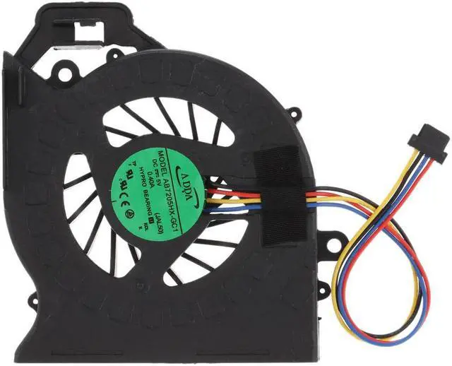 Alt view image 2 of 5 - CPU Cooling Fan Cooler for HP Pavilion DV6-6000 DV7-6000 Laptop PC 4 Pin 4-Wire