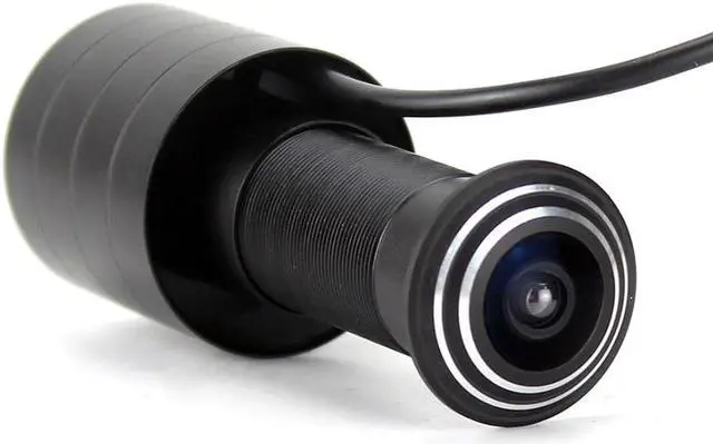 Alt view image 4 of 5 - 170 Wide Angle CCD Wired Mini Door Eye Hole Peephole Video HD 1000TVL Camera Color CCTV Camera