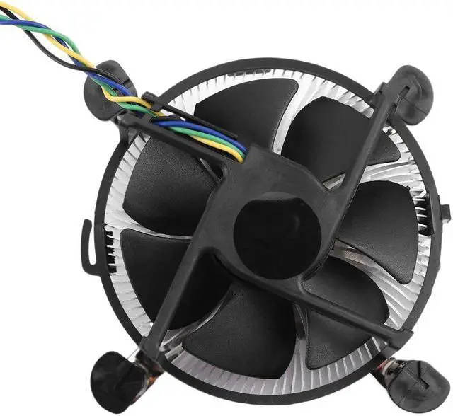 Alt view image 3 of 5 - CPU Cooling Fan Cooler Quiet Silent Cooling Fan for 775/1155/1156 Newest High Quality Aluminum for Computer PC 4PIN