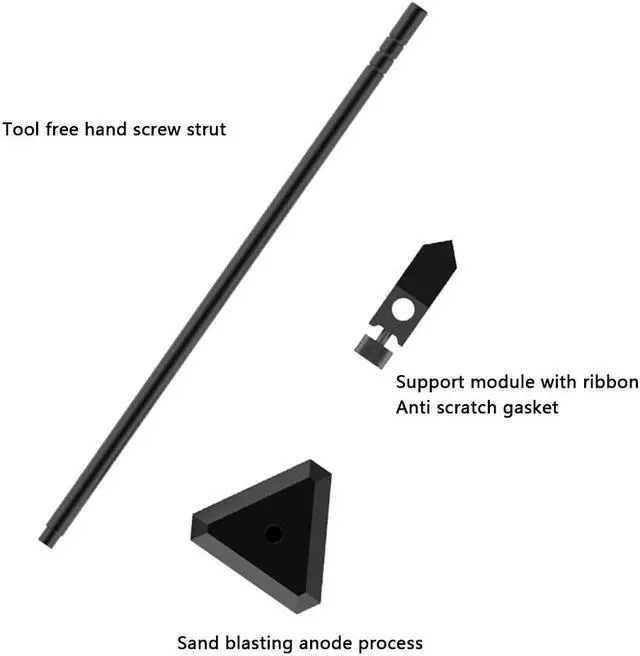 Alt view image 2 of 5 - Aluminum Alloy Graphics Card Holder PC Case Video Card Water Cooling Kit Support Stand Drop Polishing Card Stander