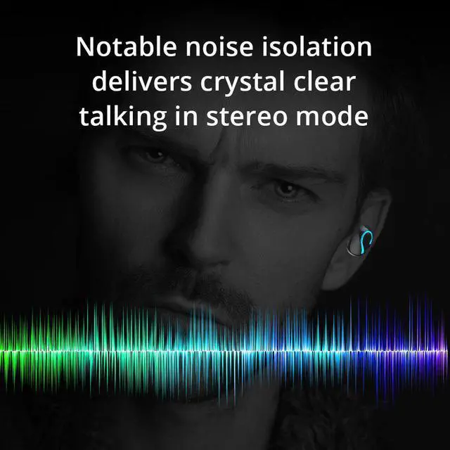 Alt view image 4 of 5 - TWS LED Bluetooth 5.0 Earphone Wireless Headphons Sport Handsfree Earbuds 3D Stereo Gaming Headset With Mic Charging Box