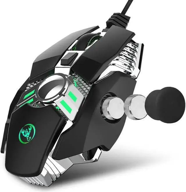 Alt view image 4 of 5 - Gaming Mouse Computer Game Mouse Ergonomic Gamer Mice 6400 DPI Silent Mouse Optical Backlight PC Mause 7 Button For Laptop