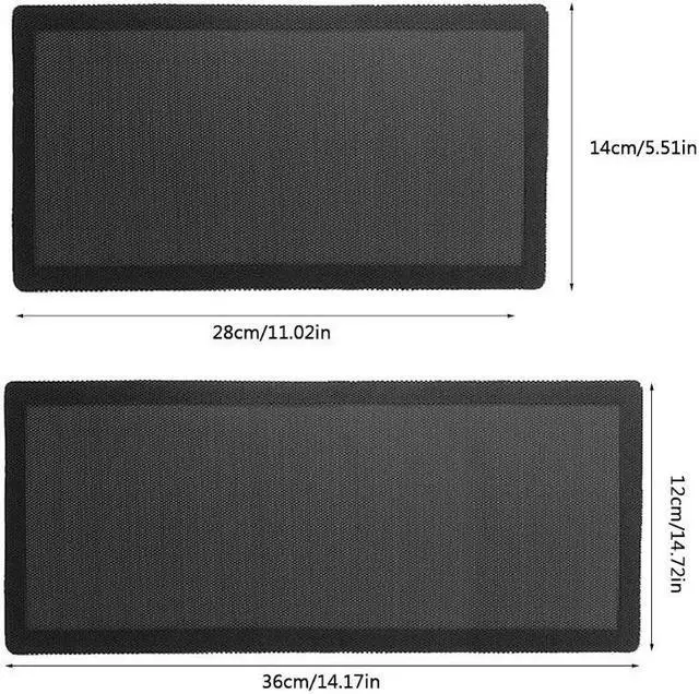 Alt view image 3 of 5 - 14x28mm/12x36mm PC Chassis Cooling Dust Filter Magnetic PVC Net Guard Fan Cover