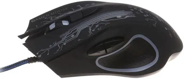 Alt view image 4 of 5 - Professional LED Lighting Wired Gaming Mouse 4800 DPI Optical USB Computer Mouse Gamer  for Computer Overwatch Pubg Dota 2