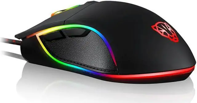 Alt view image 3 of 5 - V30 Professional USB Wired Gaming Mouse 3500DPI Optical Mice Backlit Port  Android IOS Linux With LED Backlit Disply