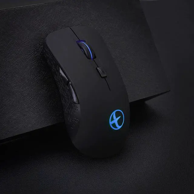 Alt view image 4 of 5 - Seen Silent Bluetooth Rechargeable Mouse Dual Mode Bluetooth 2.4g Wireless Mice for Laptop PC Gaming Mouse