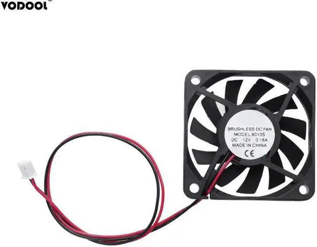 Alt view image 3 of 5 - 11 Blades Waterproof 12V 0.18A DC 58x58x10mm Computer Cooler Fan 2Pin Low Noise Brushless PC Cooling Fan Radiator Fans