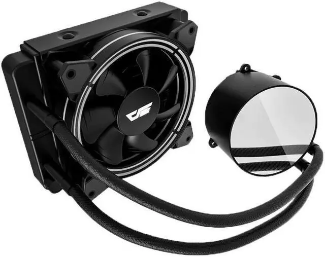 Alt view image 5 of 5 - Water Liquid Cooling AIO CPU Cooler Radiator 120mm Fan RGB  Sync CPU Water Cooling For LGA 2011/1156/AM3+/AM4