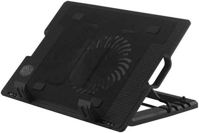 Main image of cooler with 1 fan 1 USB ports notebook cooling pad for 14-17 inch Computer stand adjustable
