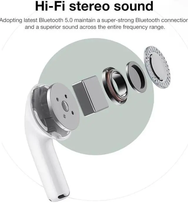 Alt view image 4 of 5 - Pro 3 Bluetooth Earphone TWS Wireless Headphones HiFi Music Earbuds Sports Gaming Headset For IOS Android Phone