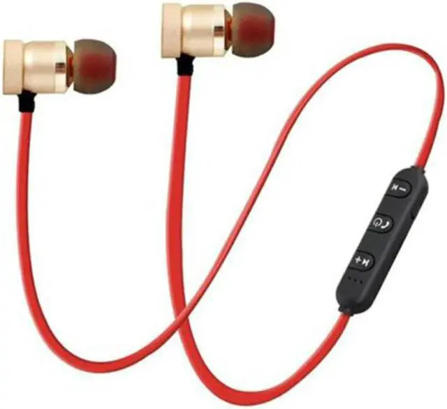 Main image of Earbuds Metal Earphones With Mic Magnetic Bluetooth Earphone Sports Neckband Wireless Gaming Headset  For IPhone