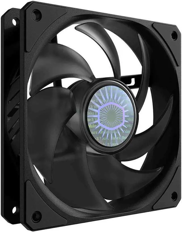 Alt view image 5 of 5 - sickleflow 120mm LED 4pin PWM Shockproof silence fans For Computer Case CPU cooler cooling fan