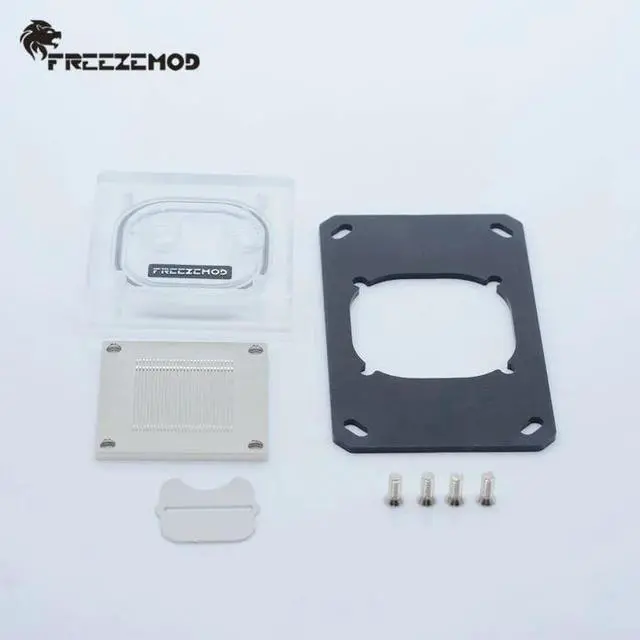 Alt view image 3 of 5 - computer water cooler CPU water cooler block 0.5 channel jet AMD support AM4 AURA. AMD-PM3D