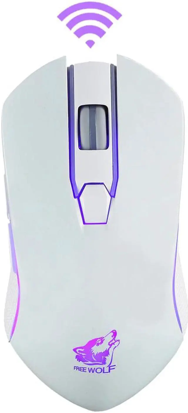 Alt view image 5 of 5 - X9 Wireless Mice Silent Gaming Mouse 2400DPI LED Backlit USB Optical Ergonomic Mouse Mause Gamer Raton Inalambrico