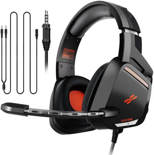 Alt view image 2 of 5 - 3.5mm G800 Gaming Headphones Head-mounted With Noise-canceling Microphone Wired Stereo Bass Headset For Phones Tablets Gamer