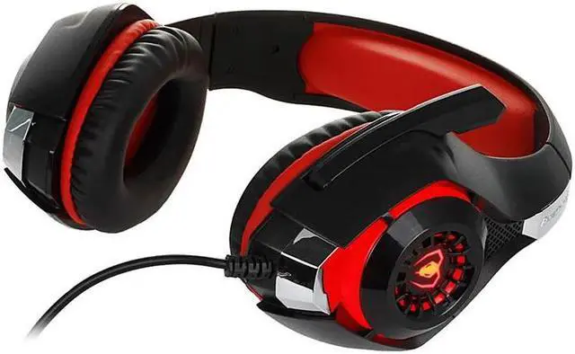 Alt view image 5 of 5 - GM-1 Gaming Headphone with Mic LED Light Stereo Game Headset 3.5MM Wired USB Headband Headphones For PC/PS4 Gamers