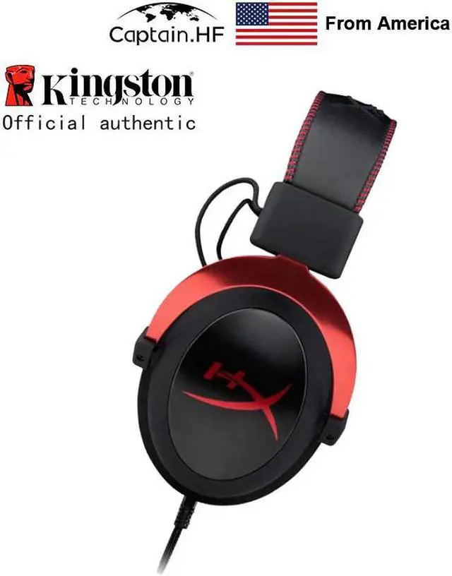 Main image of Captain Hyper x Cloud II Professional Gaming Headset for Laptop and PC, Support Virtual 7.1 Surround Sound