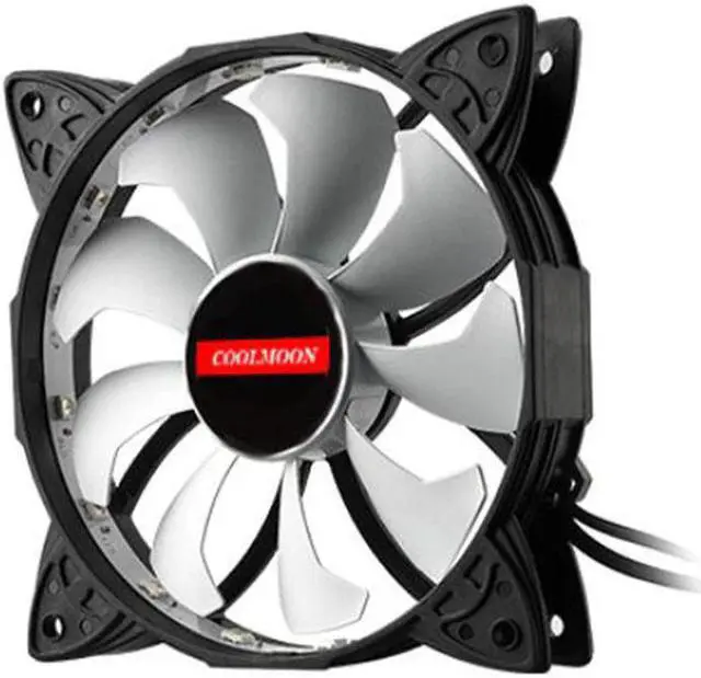 Alt view image 3 of 5 - Case PC Cooling Fan Cooler RGB Adjust LED 12V 6Pin 120mm Quiet IR Remote Cooler Cooling RGB Case Fan