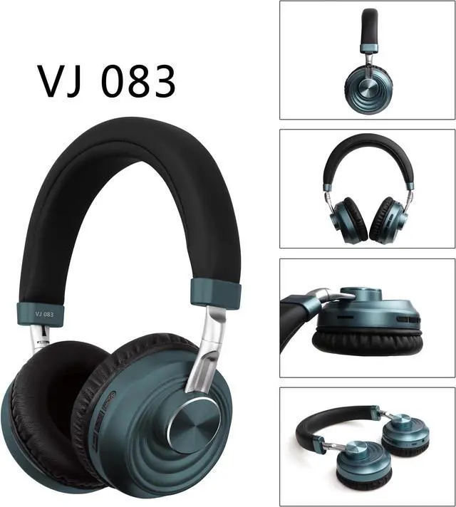 Alt view image 3 of 5 - Bluetooth 5.0 Headphones Wireless Headphone with Mic Over Ear Earphone TF Headset for phone pc