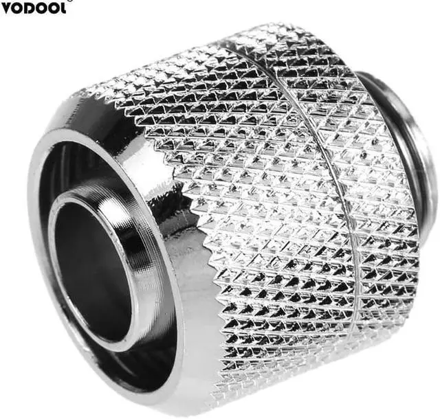 Alt view image 3 of 5 - Brass External Thread Hose Adapter Connector High Precision for 10x16mm PC Water Cooling System Tube