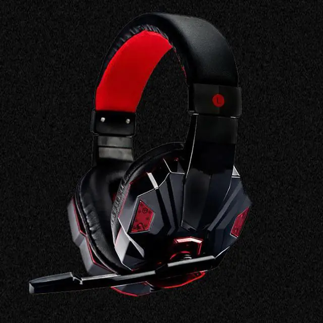 Alt view image 5 of 5 - Deep Bass Game Headphone Stereo Over-Ear Gaming Headset Headband Earphone With Llight for Computer PC Gamer