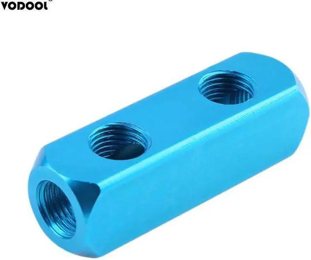 Alt view image 5 of 5 - Water Tube G1/4 inch Connector Splitter seat Fittings Adapter 5 Hole, 6 Hole, 7 Hole for computer PC Water Cooling