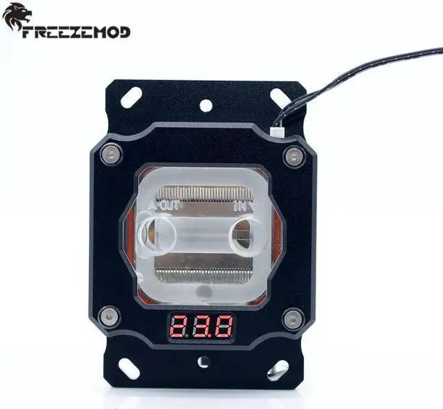 Alt view image 5 of 5 - computer PC CPU AMD AM3 AM4 water cooling block temperature sense motherboard heatsinK 4pin RGB/3pin RBW. UPR-2018