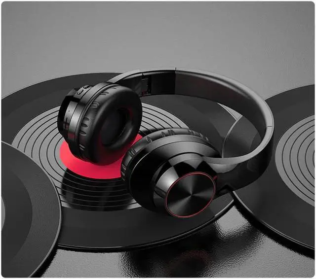 Alt view image 5 of 5 - Bluetooth Earphone Wireless Headphones A11 Over-ear Headphones HiFi Noise Canceling Gaming Headset With Mic Supports TF Card
