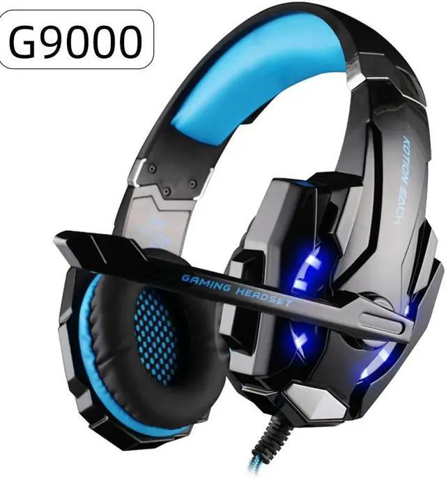 Alt view image 2 of 5 - Headset over-ear Game Earphones Wired gaming headset microphone Deep bass stereo headphones for PS4 PC New X-BOX gamer