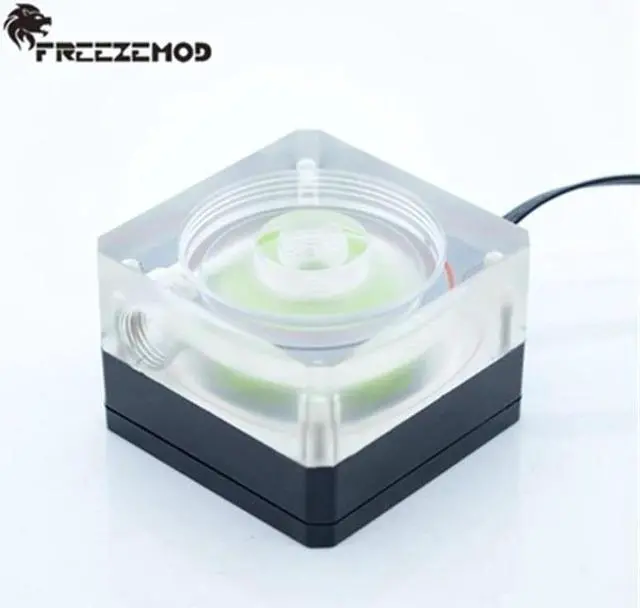 Alt view image 4 of 5 - PUB-SZM6 Water Cooler Water Pump Ultra-Thin PWM Speed Control 4cm Thick Flow 500L Support OD50 Tank. PU-SZM6