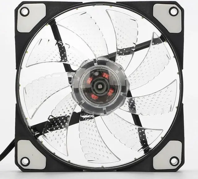 Alt view image 5 of 5 - Heatsink Cooler 120mm PC Computer 16dB Ultra Silent 33 LEDs Case Cooling Anti-Vibration Rubber 12CM  Laptop Accessories