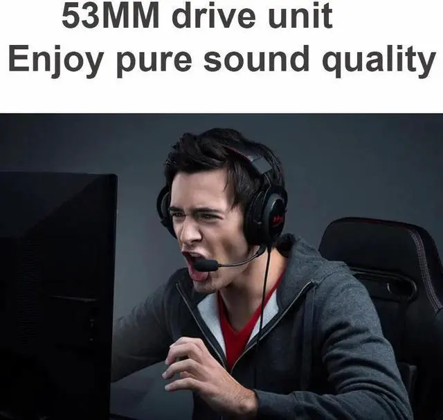 Alt view image 4 of 5 - Original Gaming Headphones HyperX Cloud Core+7.1 Wired Heandset With a Microphone For PC PS4 Xbox One Nintendo Switch