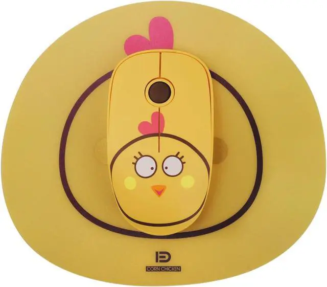 Alt view image 2 of 5 - New Wireless Mouse Computer Accessories Creative Novelty Pink Girl Optical Mouse Portable Mini Mute 2.4Ghz Gaming Mouse