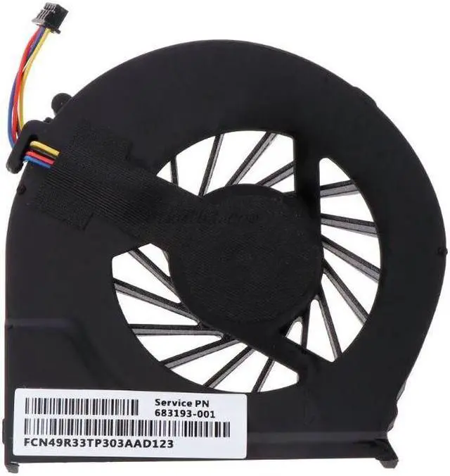 Alt view image 4 of 5 - Fan Laptop CPU Cooler 4 Pins Computer Replacement 5V 0.5A for HP Pavilion G4-2000 G6-2000 G6-2100 G6-2200 G7-200